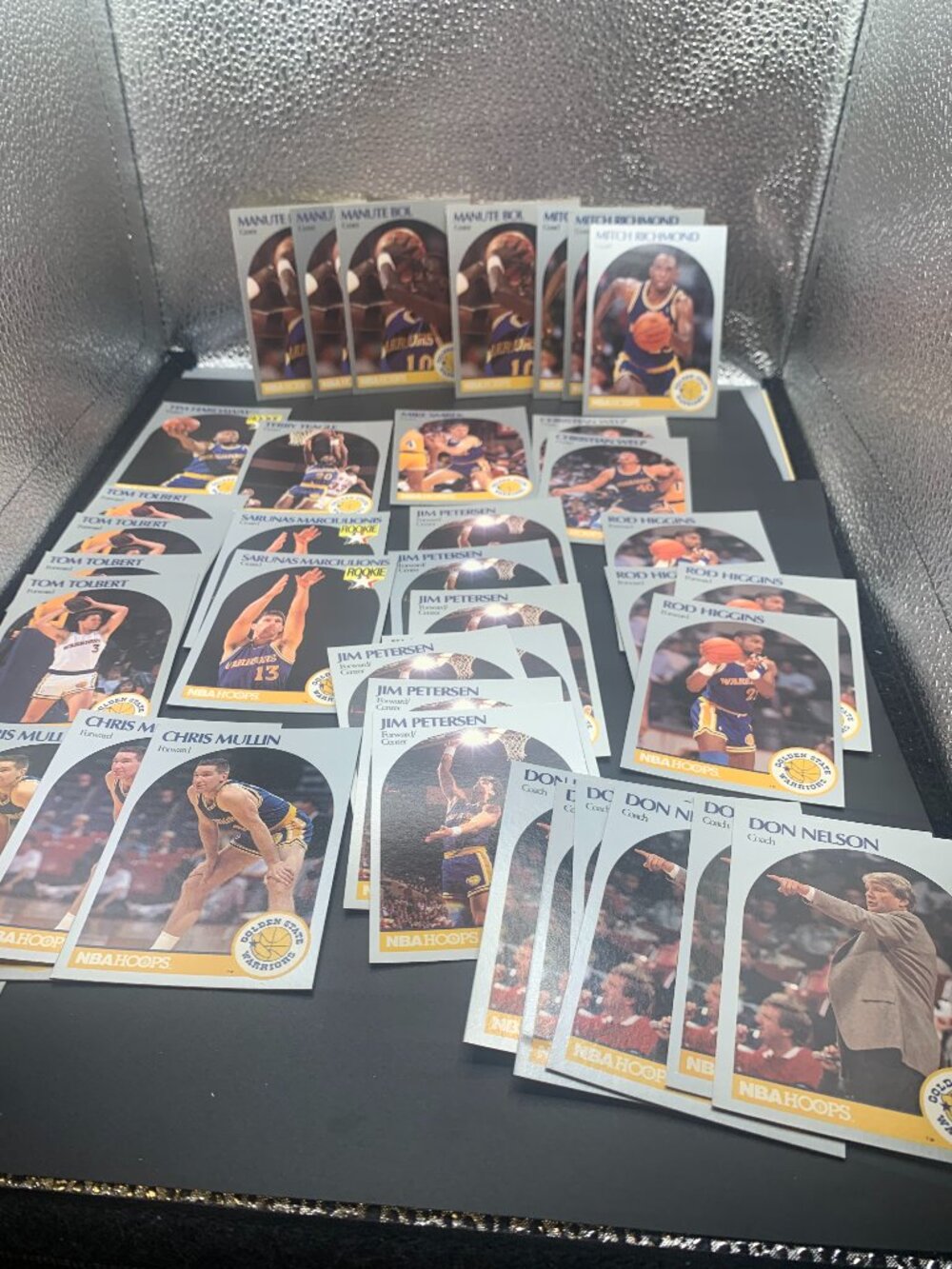 29ct 1990 NBA hoops golden state warriors basketball trading cards